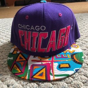 Chicago adjustable snapback multi-color